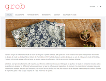 Tablet Screenshot of grobcollection.com